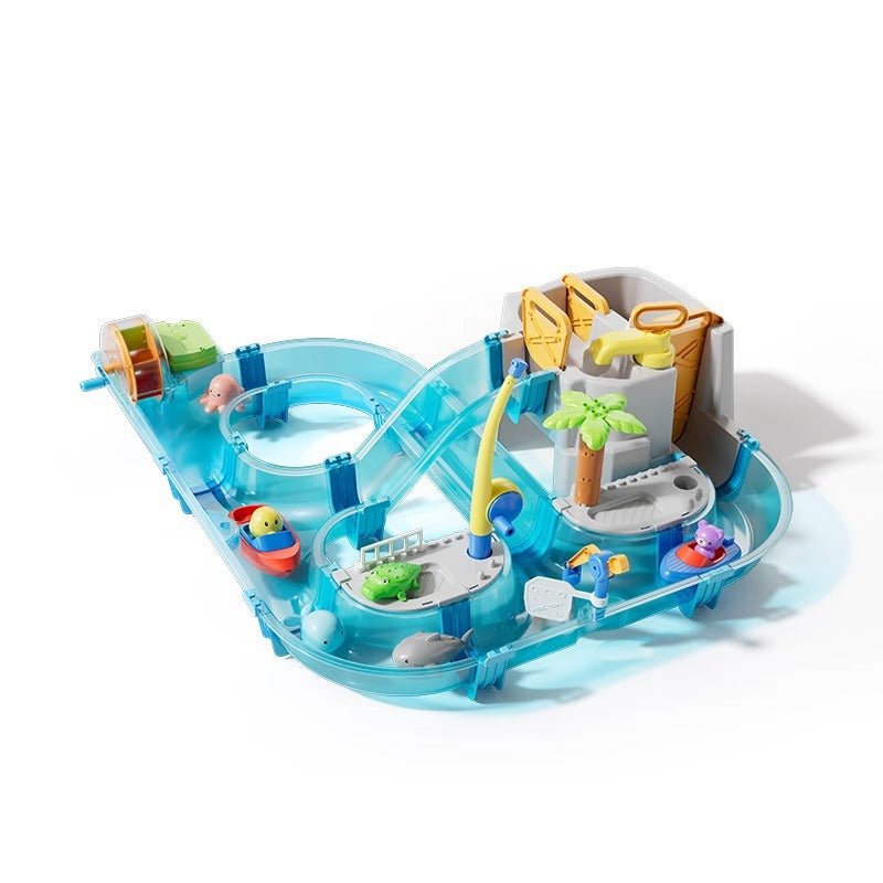 Aquaplay | JEU DE PISTE ET FIGURINE ANIMAUX AQUATIQUE - Émerveiller Bébé