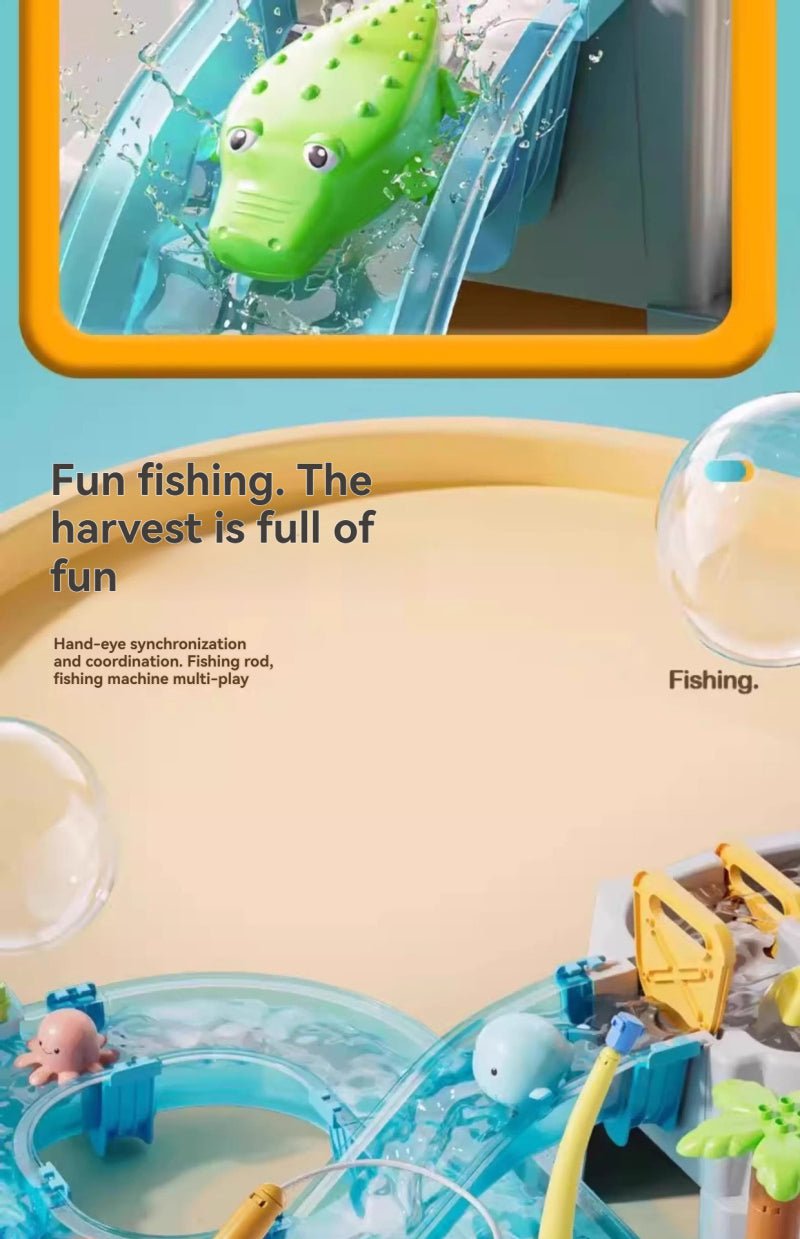 Aquaplay | JEU DE PISTE ET FIGURINE ANIMAUX AQUATIQUE - Émerveiller Bébé