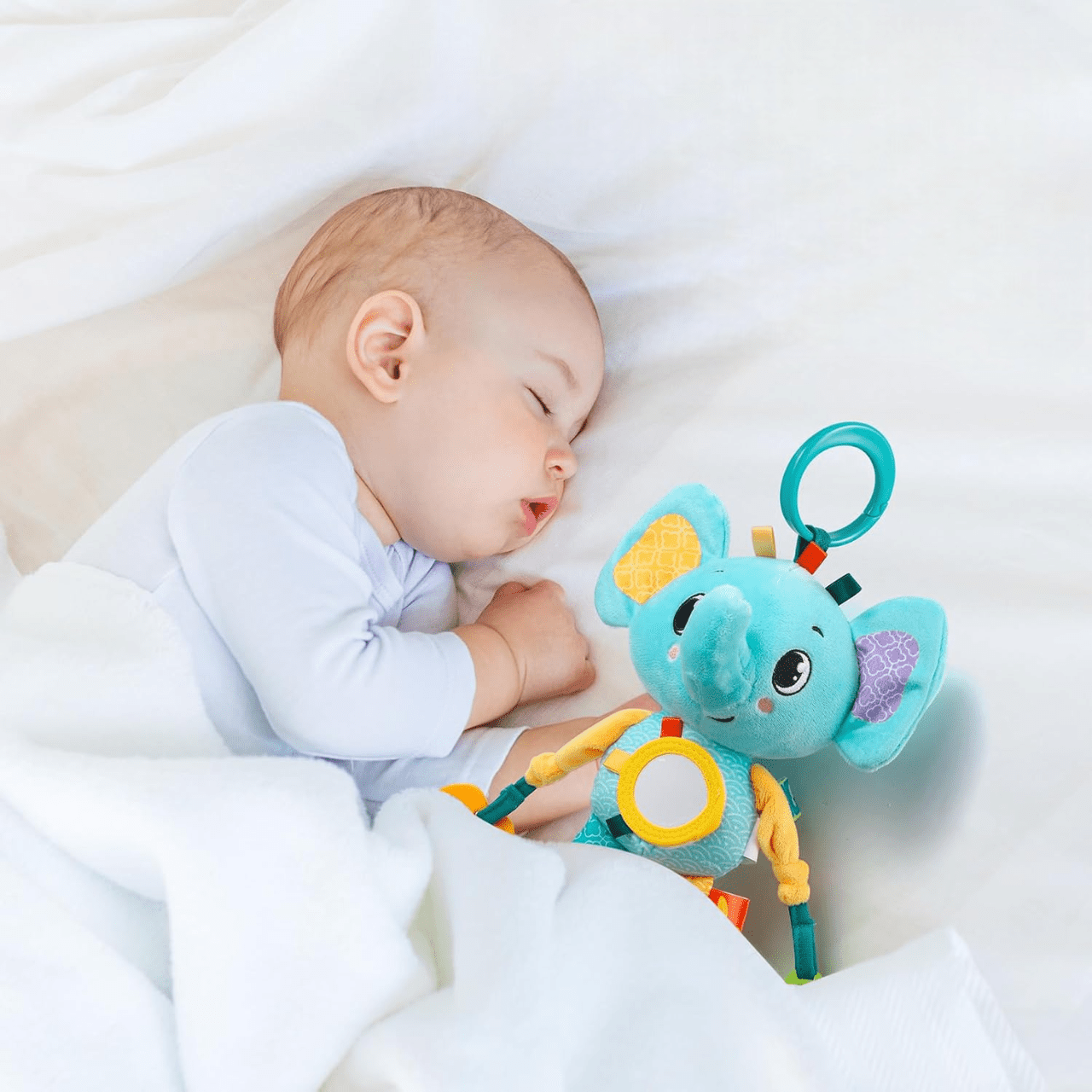 hochet bebe peluche elephant bebe