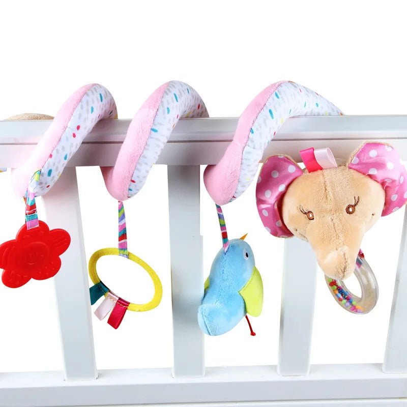 spirale bebe peluche elephant