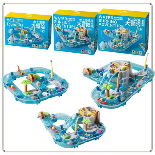 Aquaplay | JEU DE PISTE ET FIGURINE ANIMAUX AQUATIQUE - Émerveiller Bébé