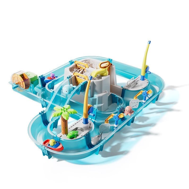 Aquaplay | JEU DE PISTE ET FIGURINE ANIMAUX AQUATIQUE - Émerveiller Bébé
