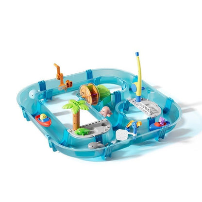 Aquaplay | JEU DE PISTE ET FIGURINE ANIMAUX AQUATIQUE - Émerveiller Bébé