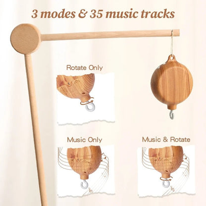 boite musique suspendu pour mobile bebe