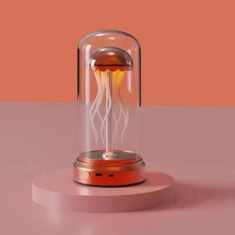 boite a musique meduse orange