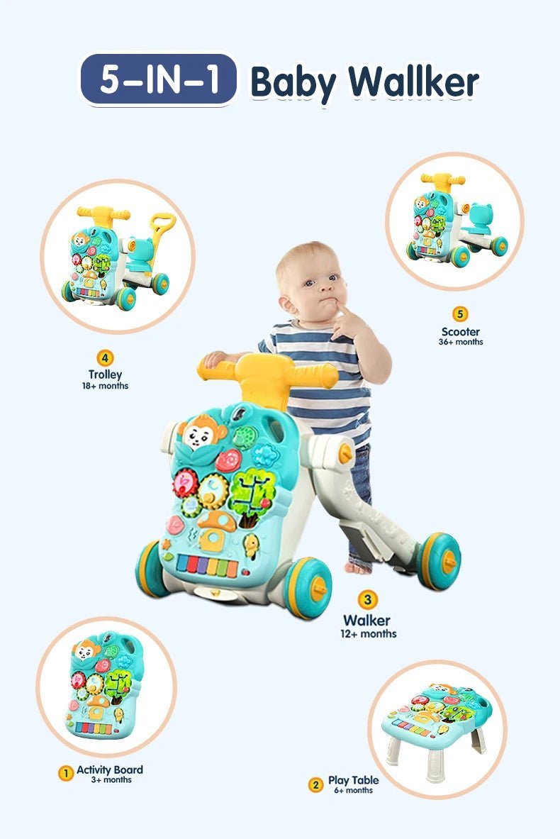 chariot de marche bebe | PORTroTable MULTI - ÂGES - Émerveiller Bébé
