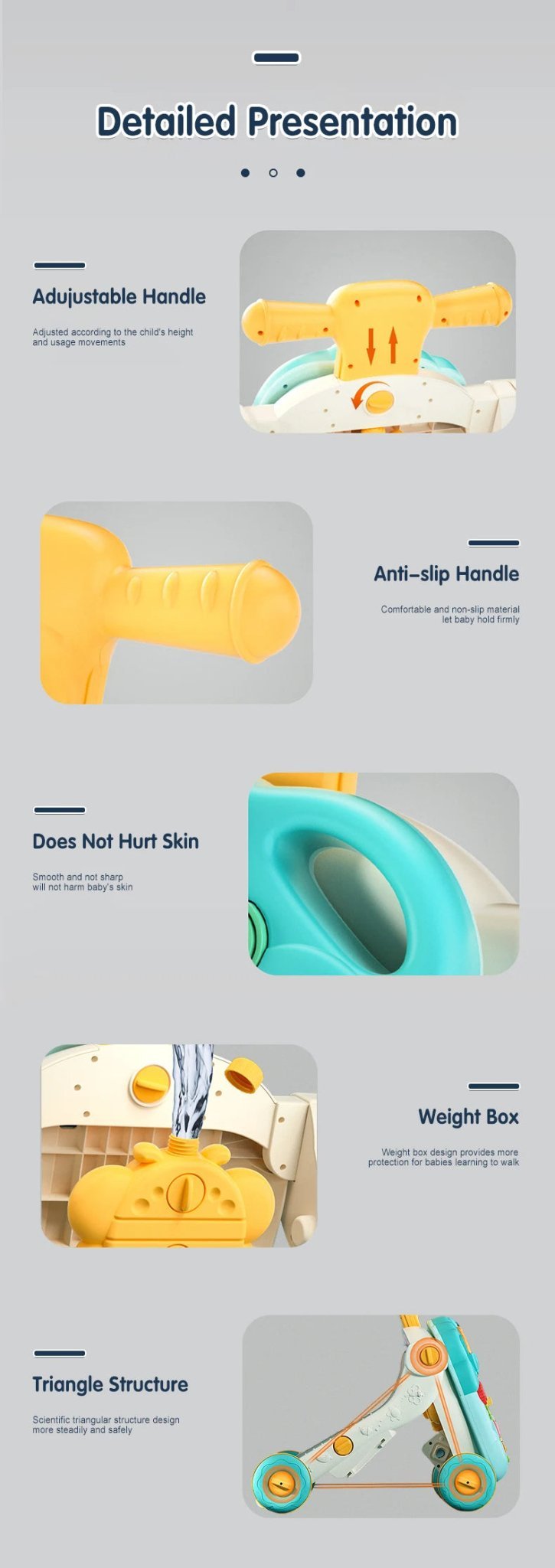 chariot de marche bebe | PORTroTable MULTI - ÂGES - Émerveiller Bébé