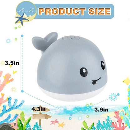 jouet de bain pour bebe | BALEINE FIGURINE LUMINEUSE ARROSOIR BAIN BÉBÉ - Émerveiller Bébé