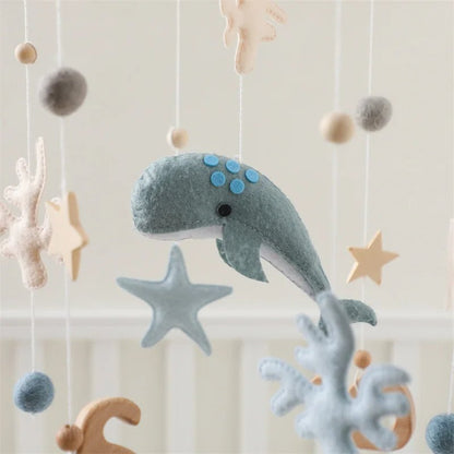 Mobile bebe | BALEINES SUSPENDUES - Émerveiller Bébé