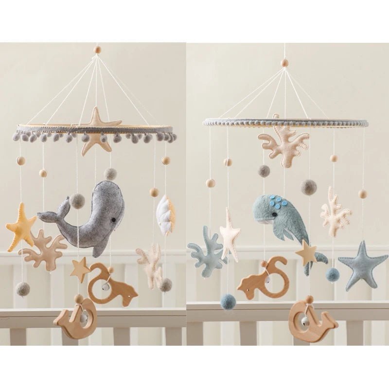 Mobile bebe | BALEINES SUSPENDUES - Émerveiller Bébé