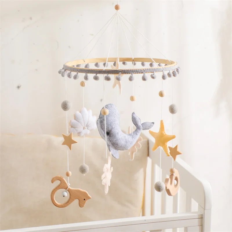 Mobile bebe | BALEINES SUSPENDUES - Émerveiller Bébé