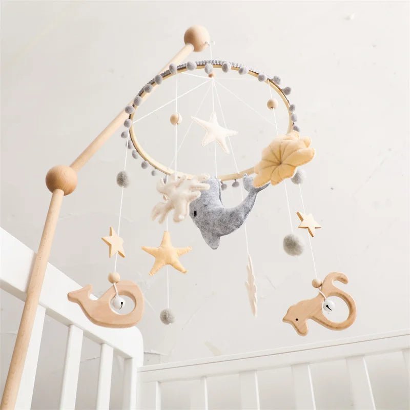 Mobile bebe | BALEINES SUSPENDUES - Émerveiller Bébé