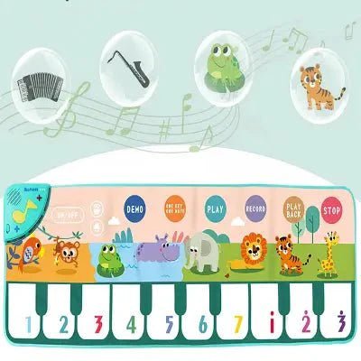 tapis piano pied animaux 