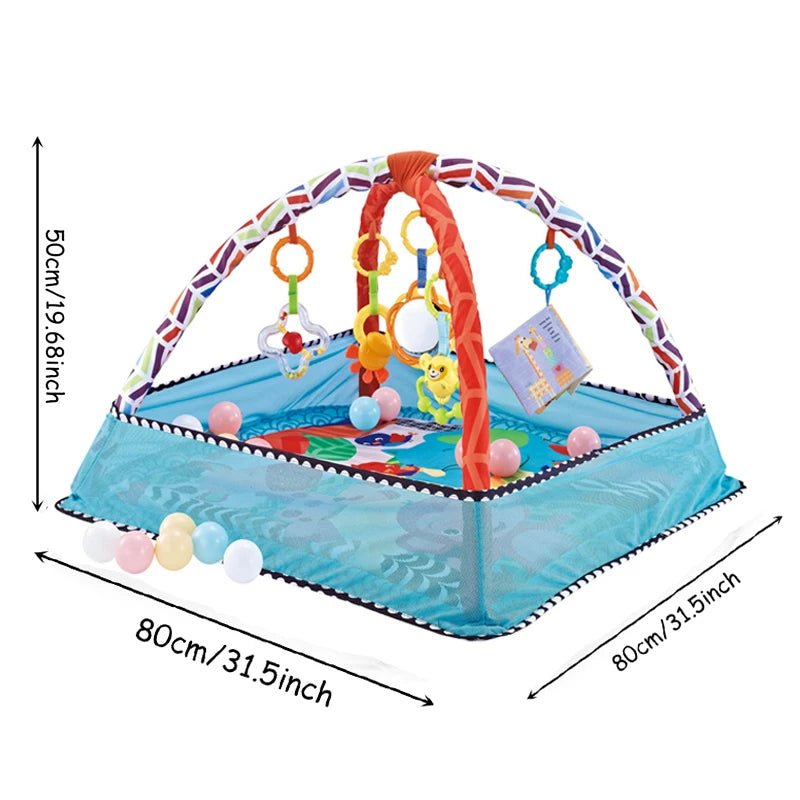 tapis deveil avec balles pour piscine