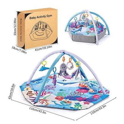 tapis eveil bebe univers marin