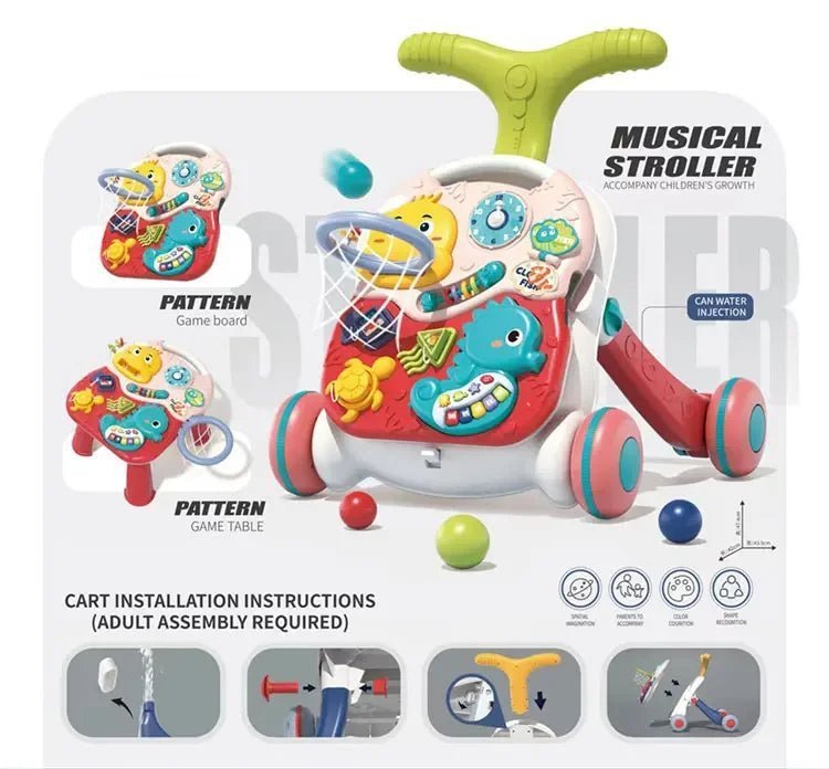 Trotteur bébé | COMBITROTableOCÉAN - Émerveiller Bébé