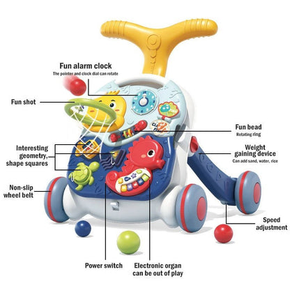Trotteur bébé | COMBITROTableOCÉAN - Émerveiller Bébé