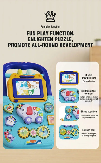 trotteur bebe | POUSSETTE ÉLÉPHANT ÉVEIL COGNITIF - Émerveiller Bébé